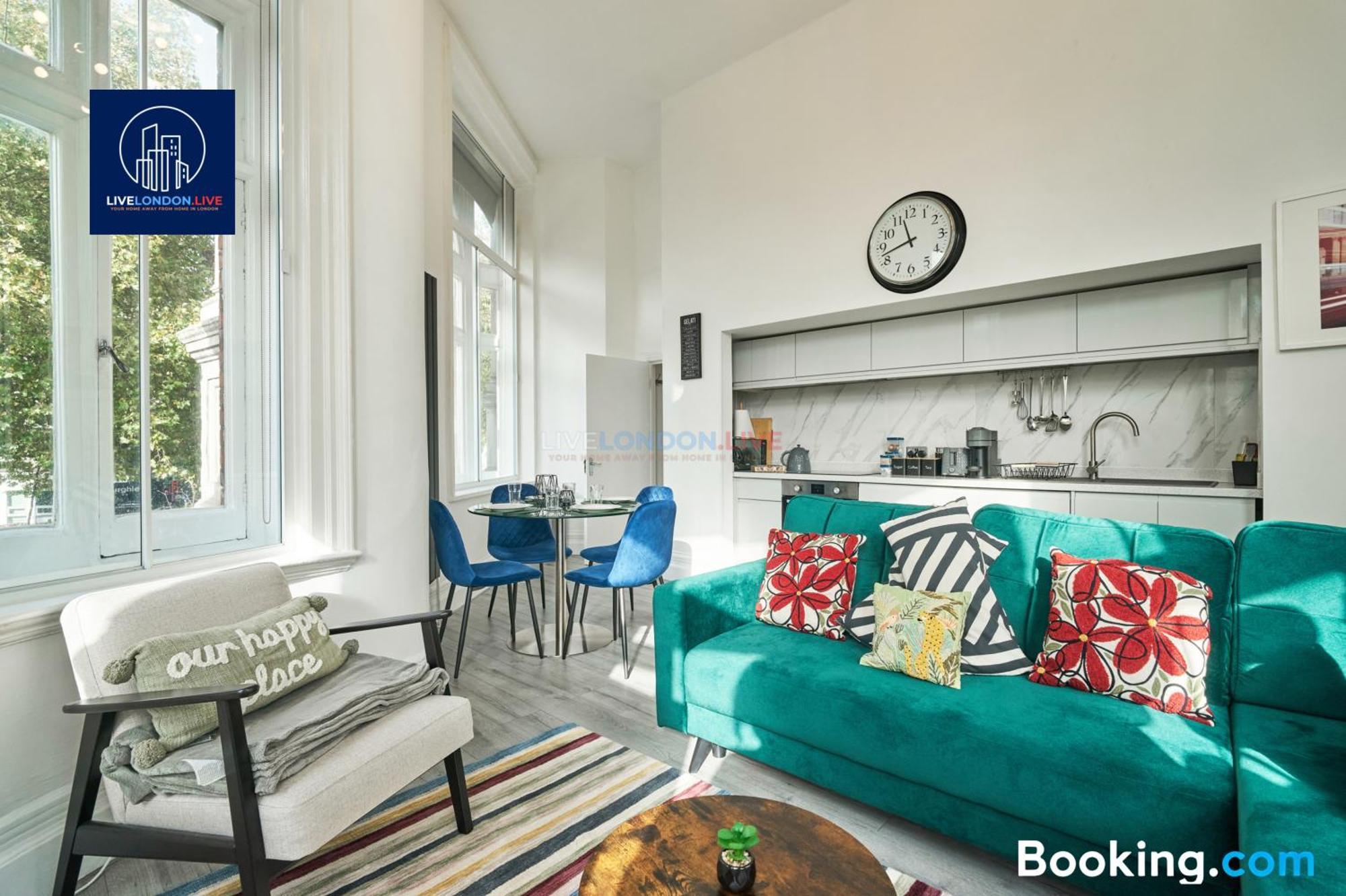 Last-Minute Specials L Sleeps Up To 4 Guests L One-Bedroom Apartment With King Bed And High Ceilings Near Camden By Live London Short Lets & Serviced Accommodation المظهر الخارجي الصورة
